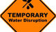 Water Disruption near Airport Rhodhiss Road
