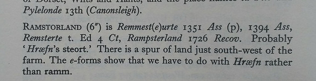 Book extract showing site reference from 1351