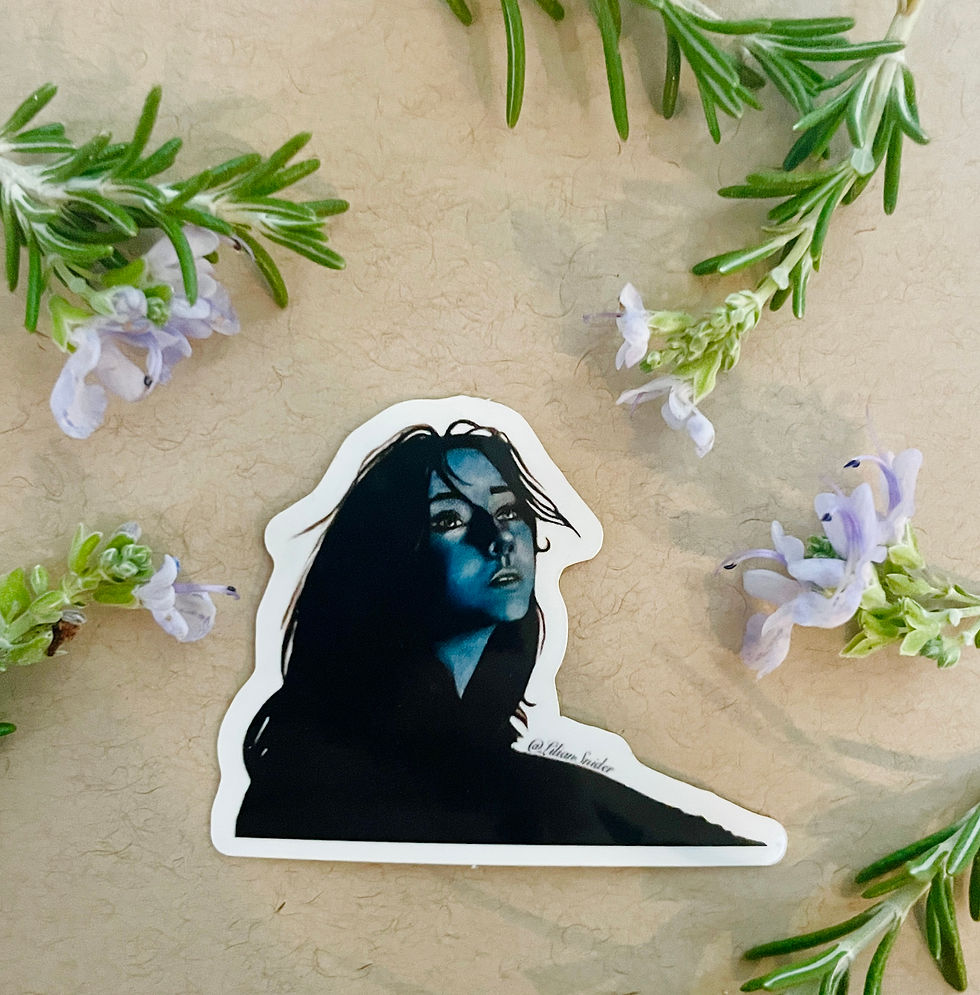 “Blue” sticker