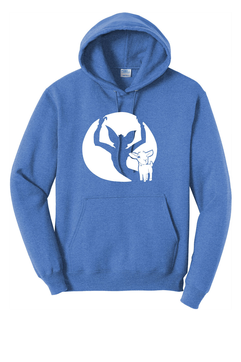 Thumbnail: Goat Gremlin  -  PC78H Port & Company® - Core Fleece Pullover Hooded Sweatshirt