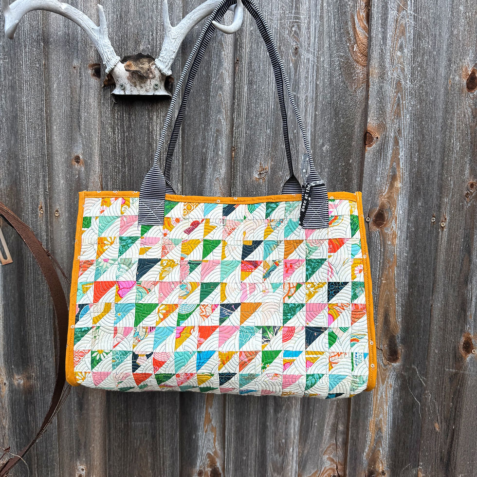 tiny multicolored triangles