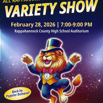 At the All Rappahannock Variety Show