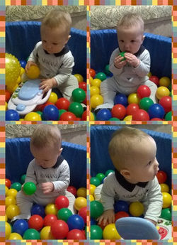 Даниил развивает мелкую моторику!