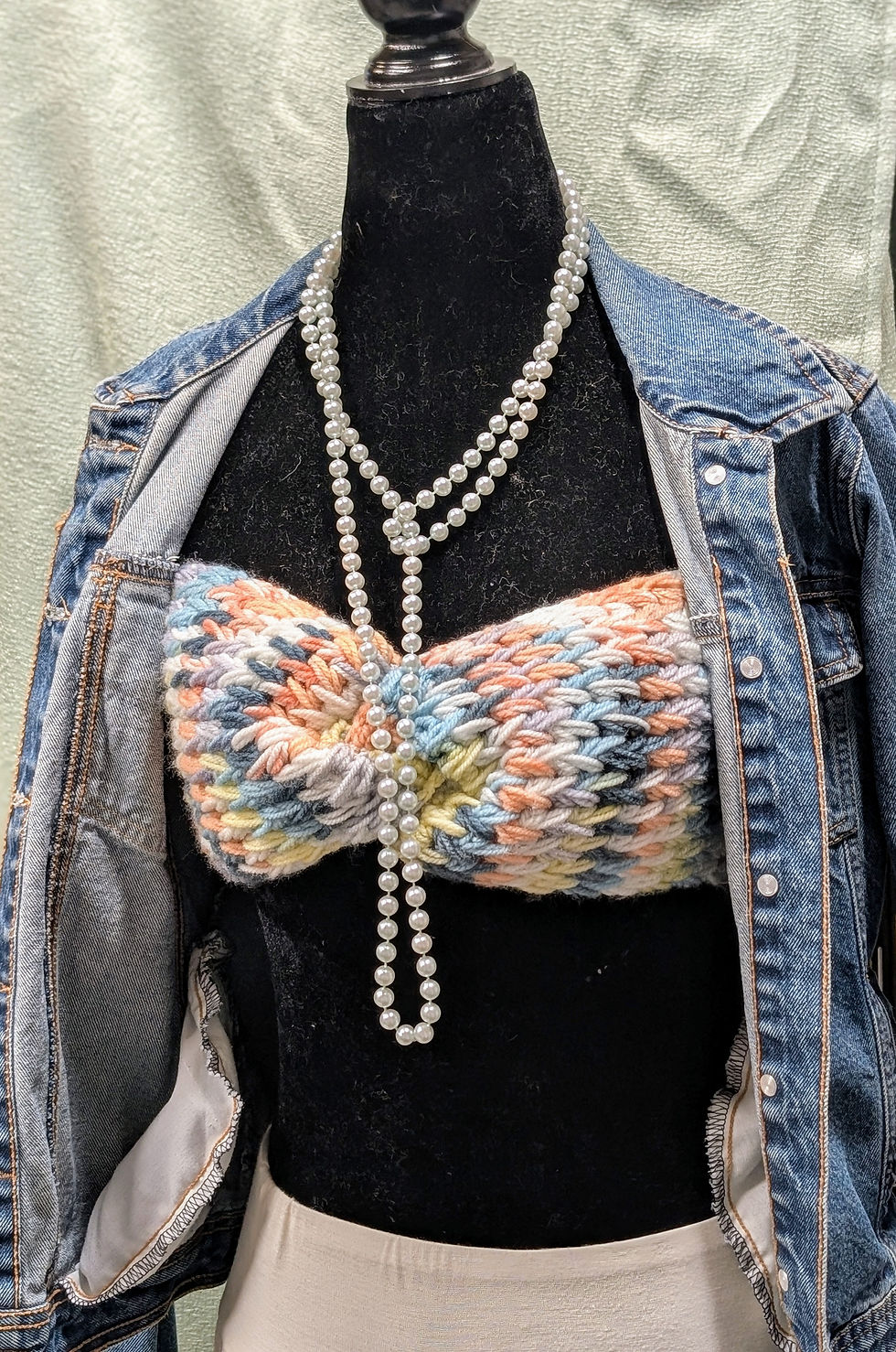 Birds of a Feather Crop Top - Multi Colour