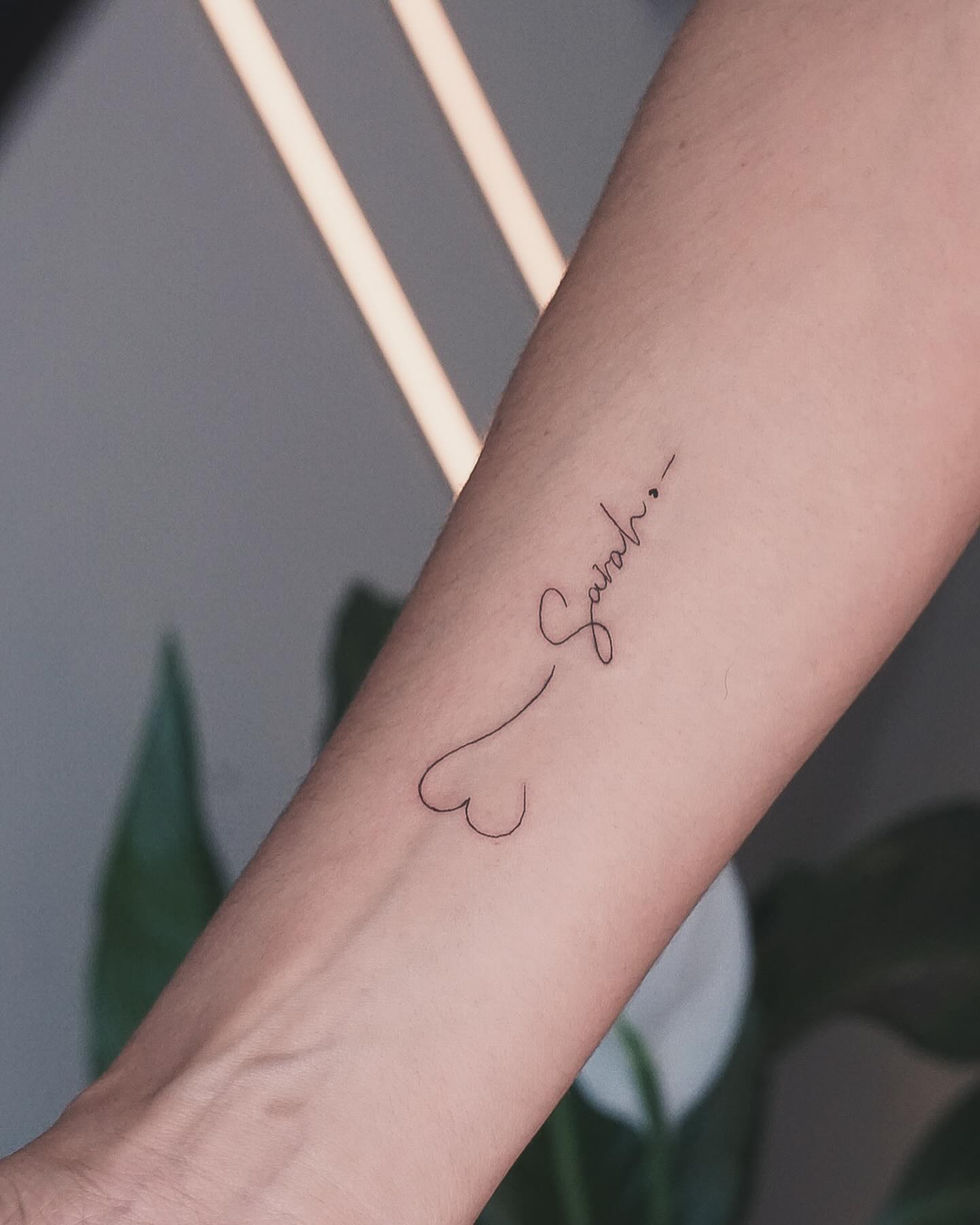 tatuagem homenagem a filha