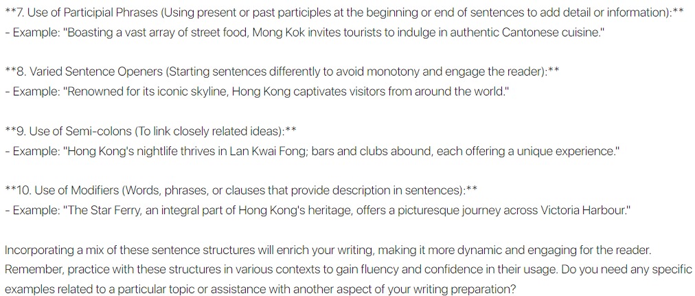 Vocabulary recommendation 3