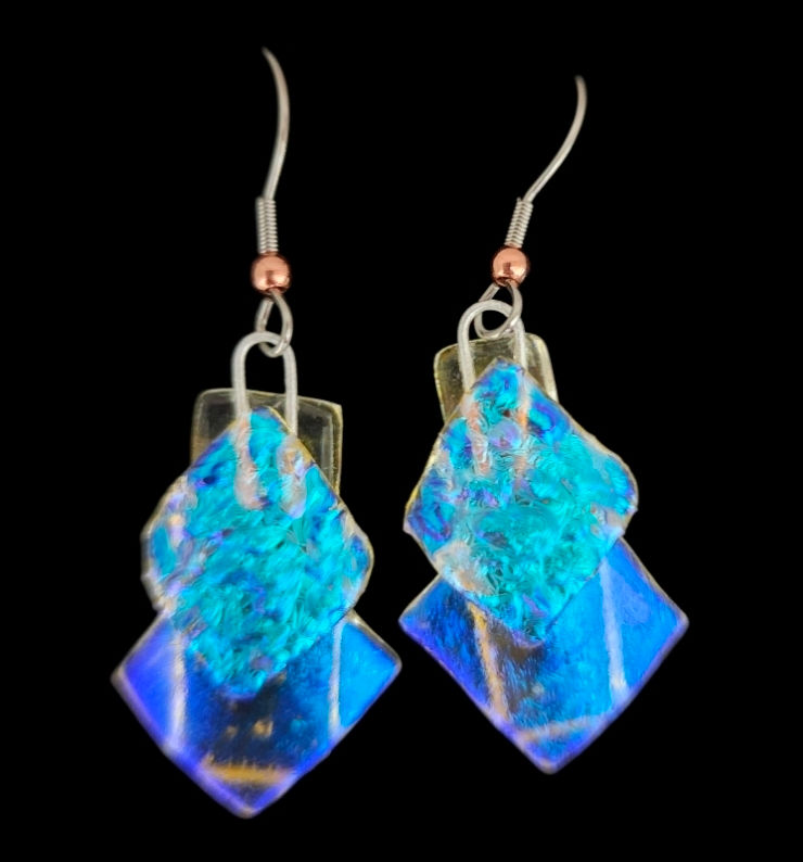 Earrings Double Diamond