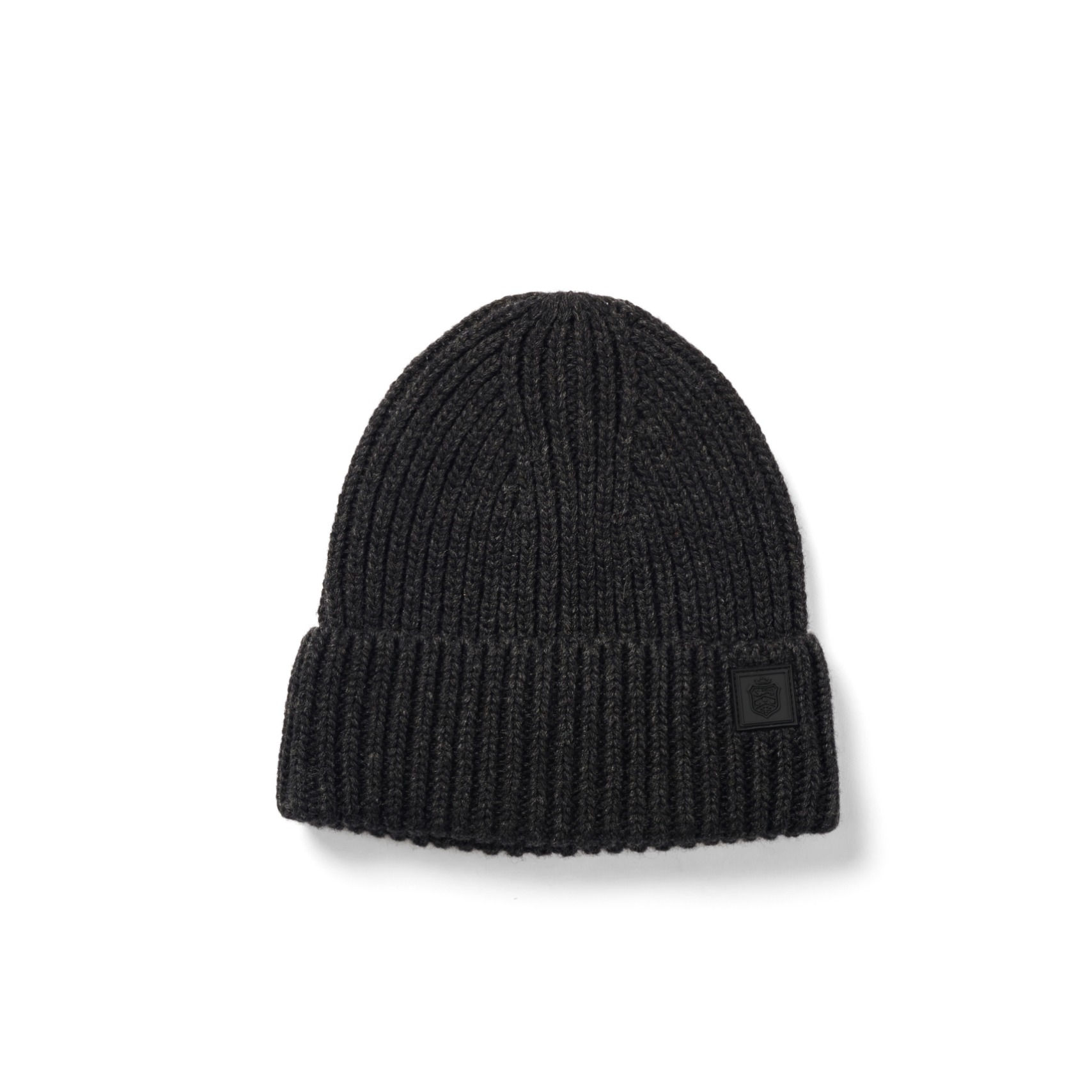 Charcoal Ribbed Beanie