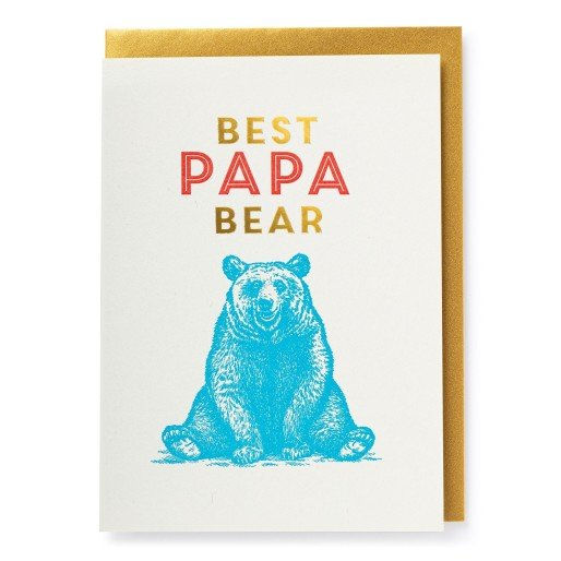 Papa Bear Large Card