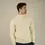 Thumbnail: Cream Submariner Polo Neck Pure Wool Jumper