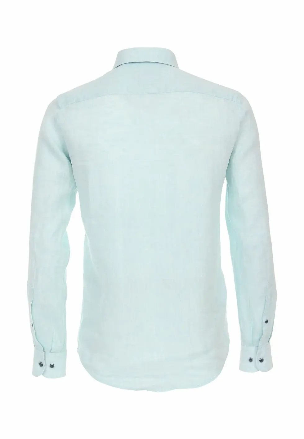 Thumbnail: Mint Linen Button Down Long Sleeved Shirt