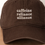 Thumbnail: 'Caffeine, Reliance, Alliance' Brown Cotton Baseball Cap