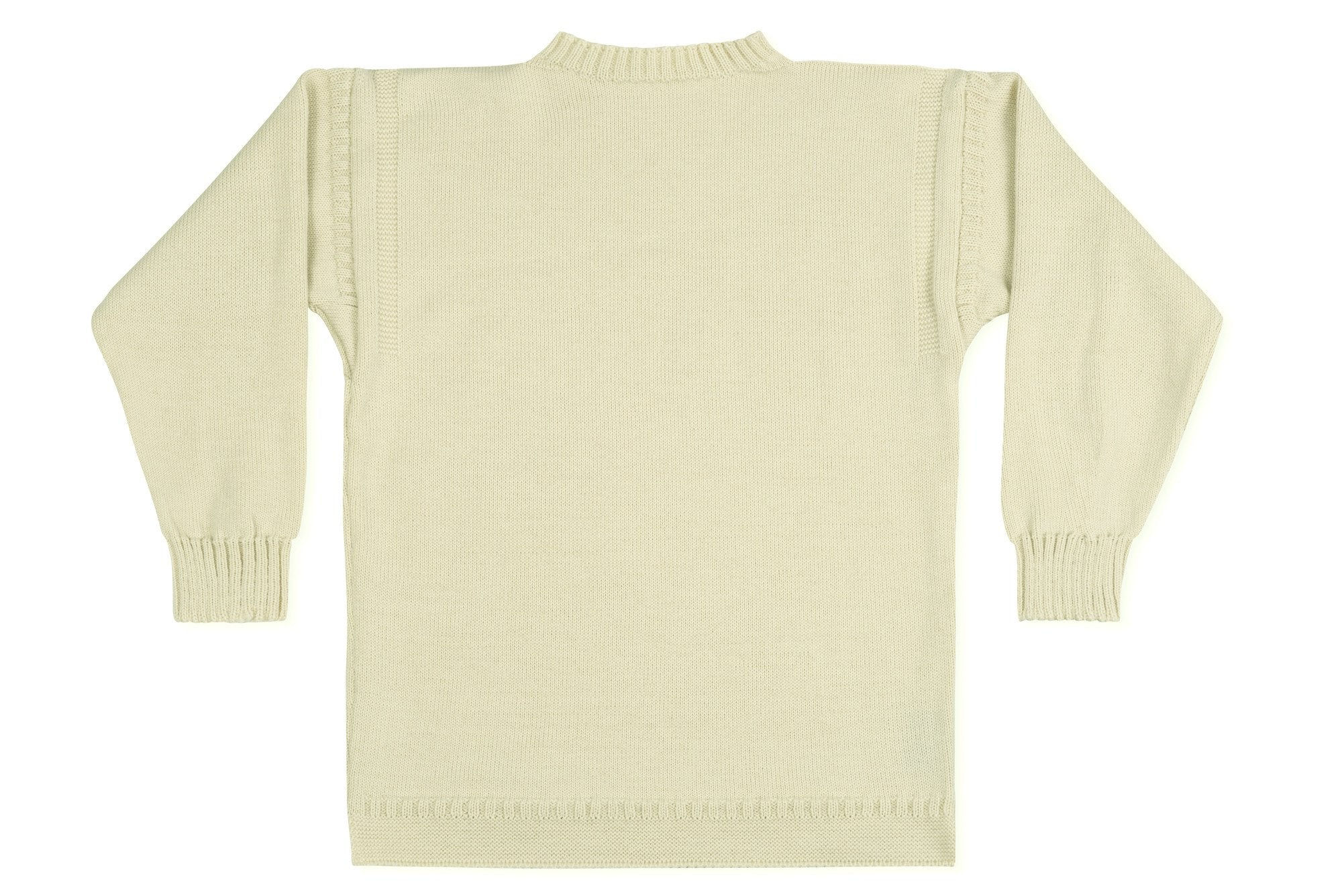 Cream Guernsey Pure Wool Jumper