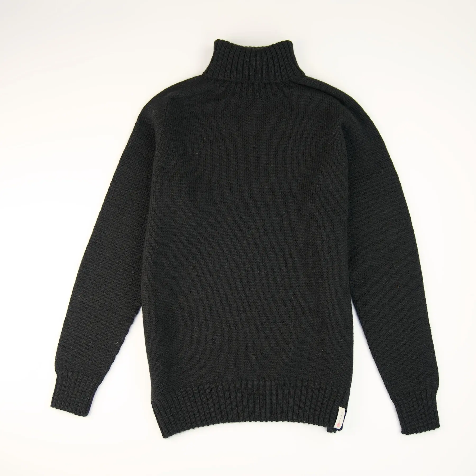 Navy Submariner Polo Neck Pure Wool Jumper