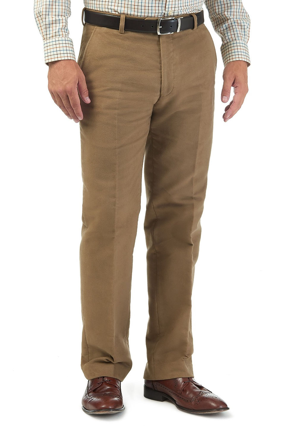 Khaki Moleskin Trousers