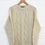 Thumbnail: Cream Aran Wool Jumper