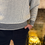 Thumbnail: Cream & Navy Nordic Crew Neck British Wool Jumper