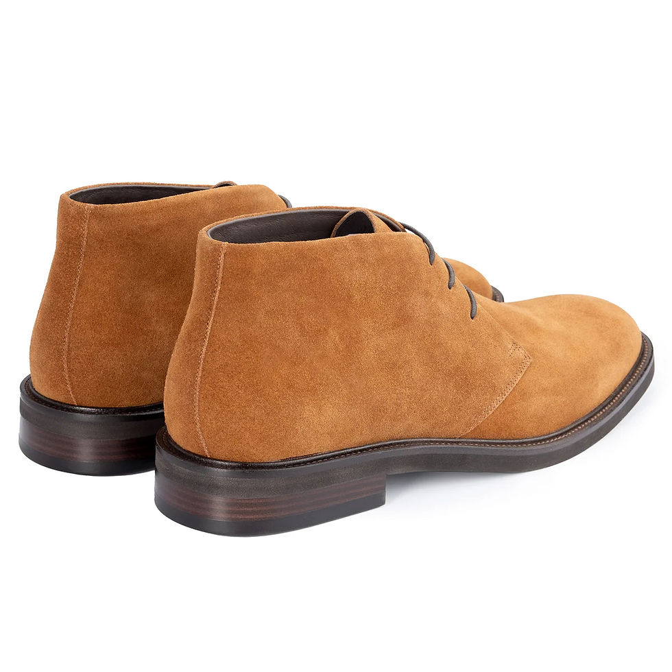 Thumbnail: Cognac Wessex Chukka Suede Boot