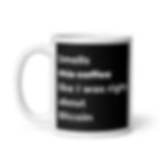 Mug bitcoin et café