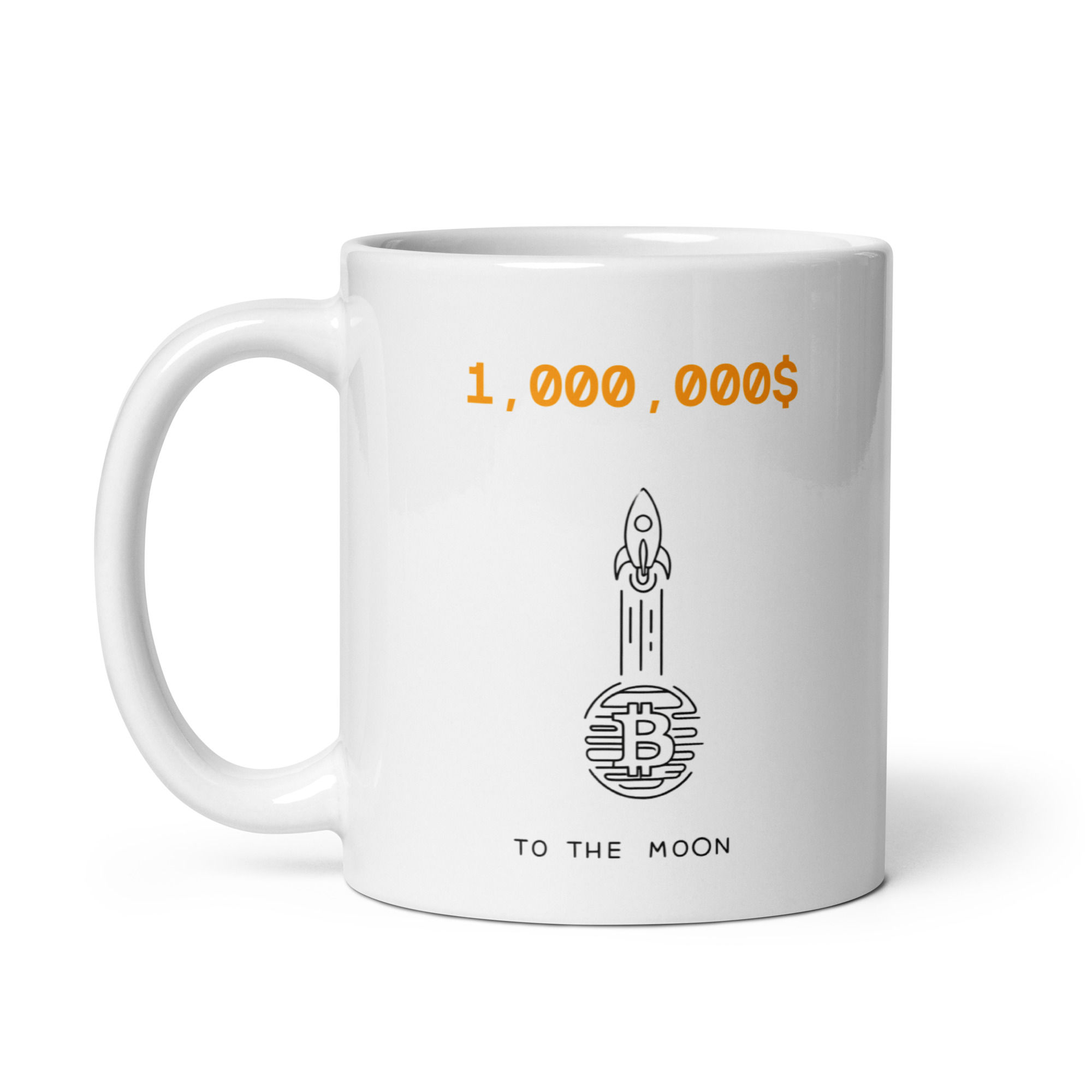 Mug bitcoin 1,000,000$