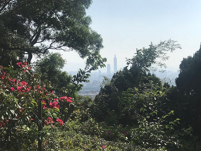 View of Taipei 101 from Top of View of Bailusishan Hiking Trail