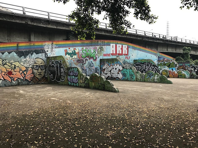 Graffiti Wall Near Treasure Hill
