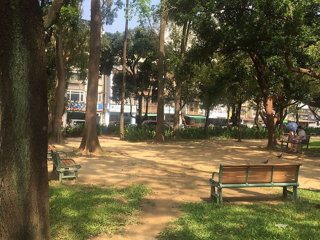Benches at Rongxing Park