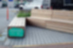 OurSquamish Parklet, Downtown Squamish on the corner of Winnipeg St. & Cleveland Ave.