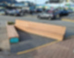 OurSquamish Parklet, Downtown Squamish on the corner of Winnipeg St. & Cleveland Ave.