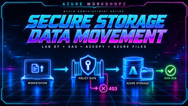 Lab 07 — Secure Storage Access and Data Movement