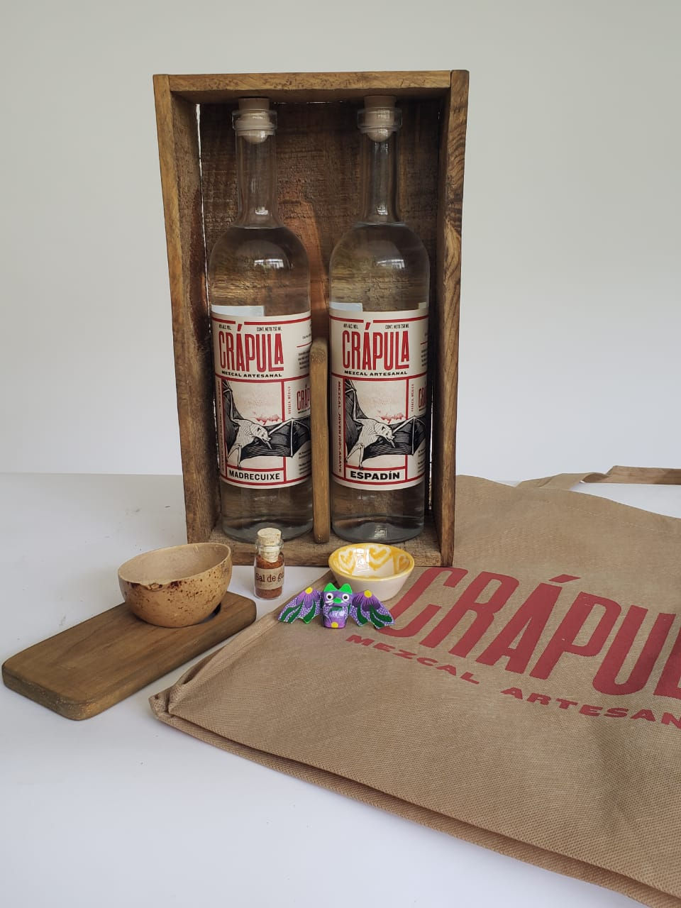 Par de ases 1 botella espadín + 1 botella silvestre a elegir
