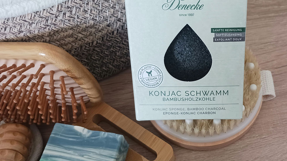 Miniaturbild: Wellness Set im Sisalkorb mit 2 Seifen & Badezusatz mit Meersalz