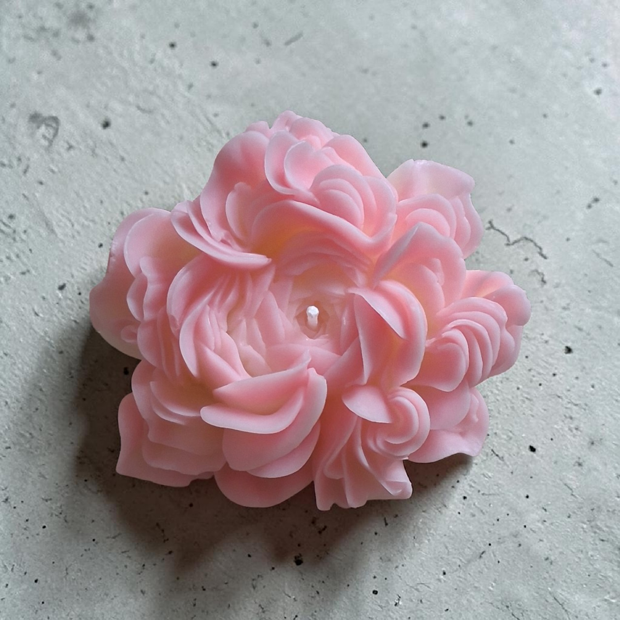 Rapswachskerzen "Rose" handgefertigt, vegan & nachhaltig