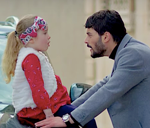 Hercai Miran and Gul on hood of car