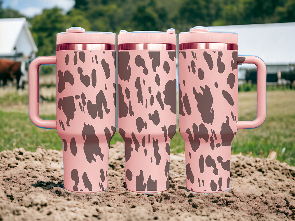 Cow Print Tumbler