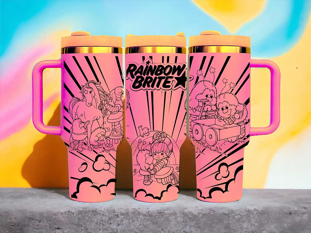 Rainbow Brite Tumbler