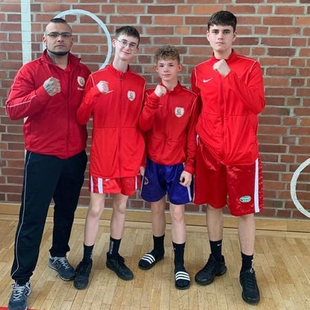 Boxer in Teterow am Start