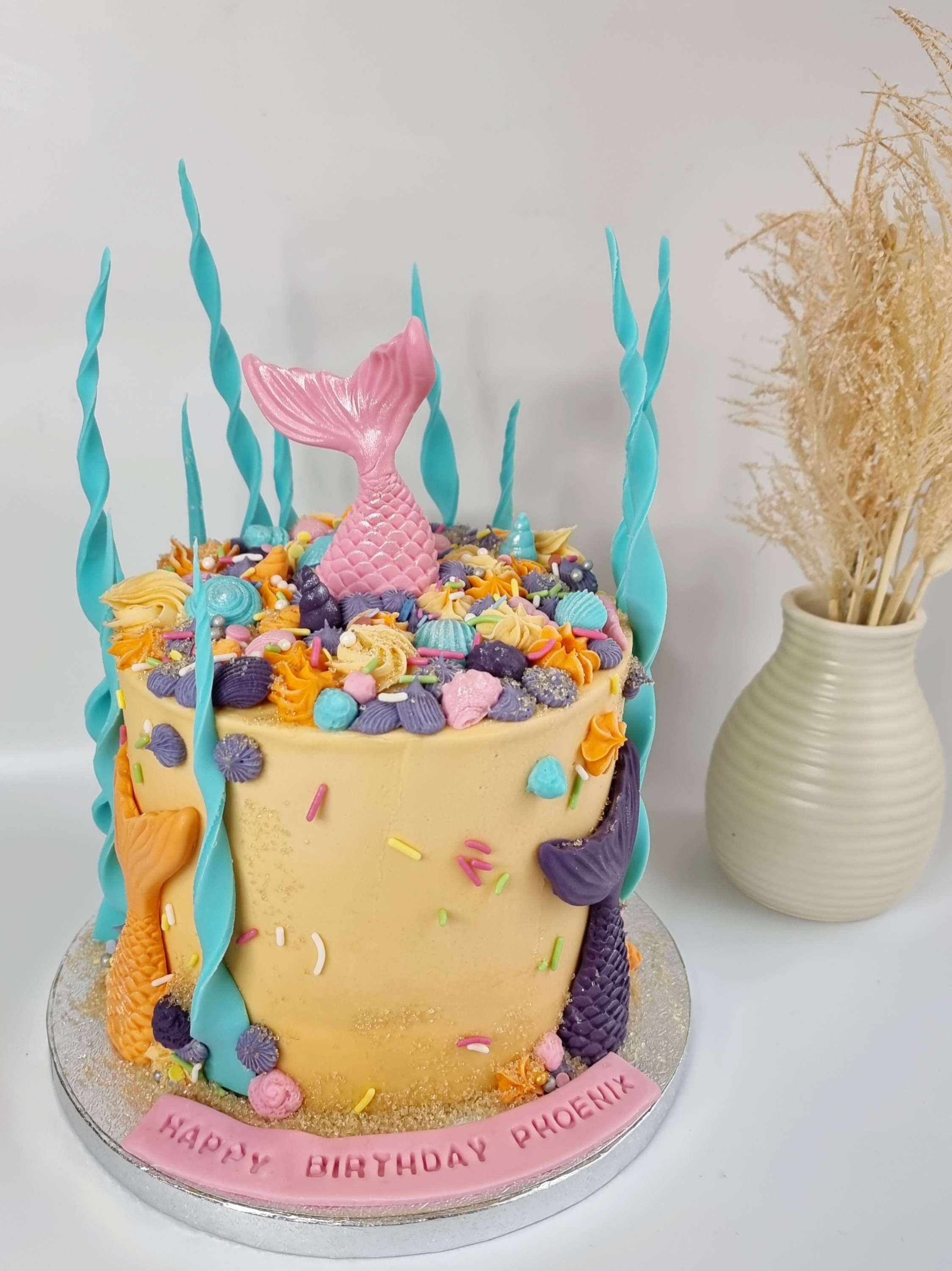 Mermaid Children's Cake Manchester Ivory