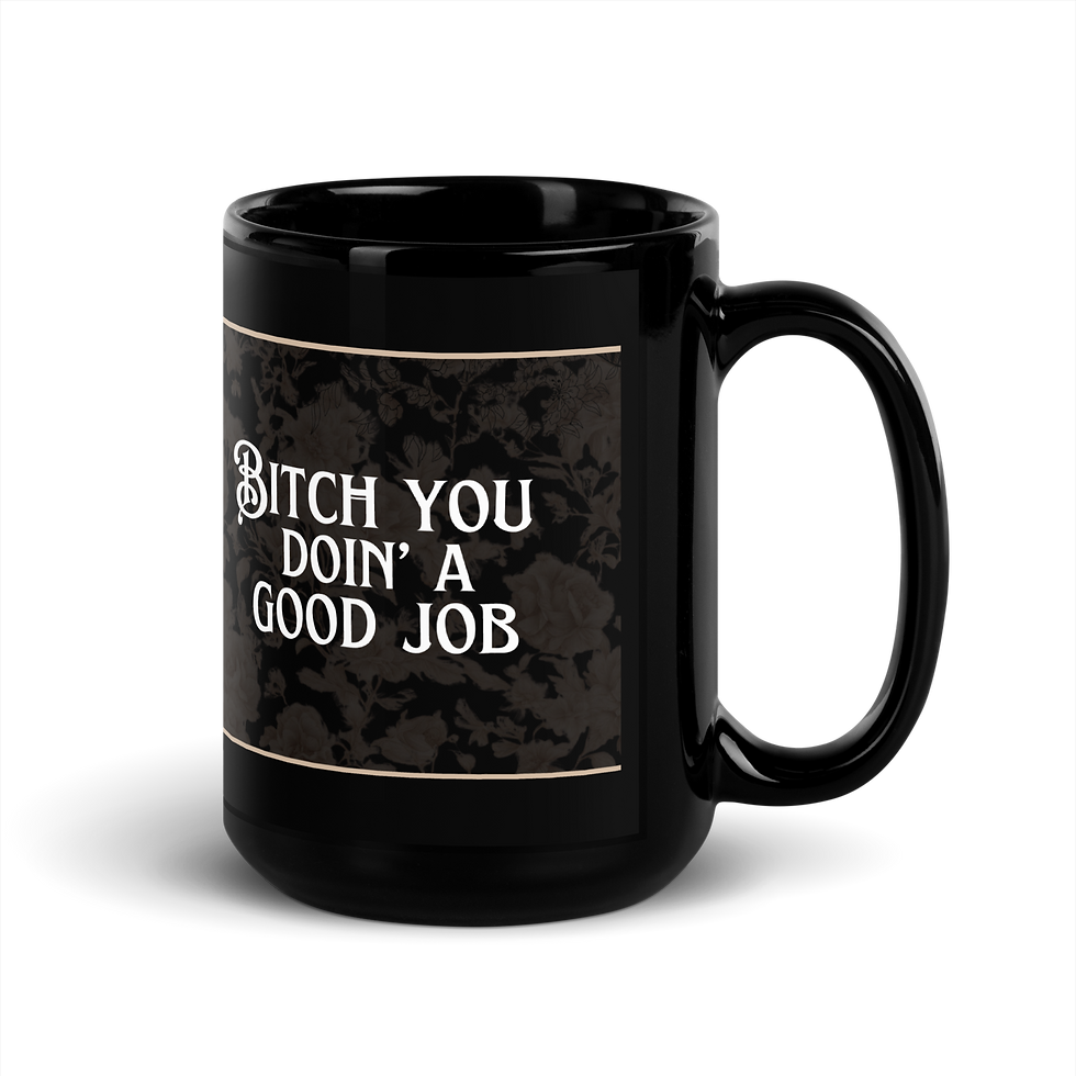 Thumbnail: Black Glossy BYDAGJ Mug