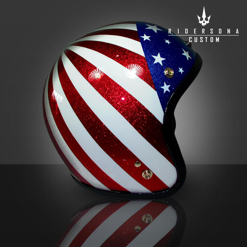 RISING SUN NUMBER 1 SHINING STARS FLAKE HELMET 一進工房