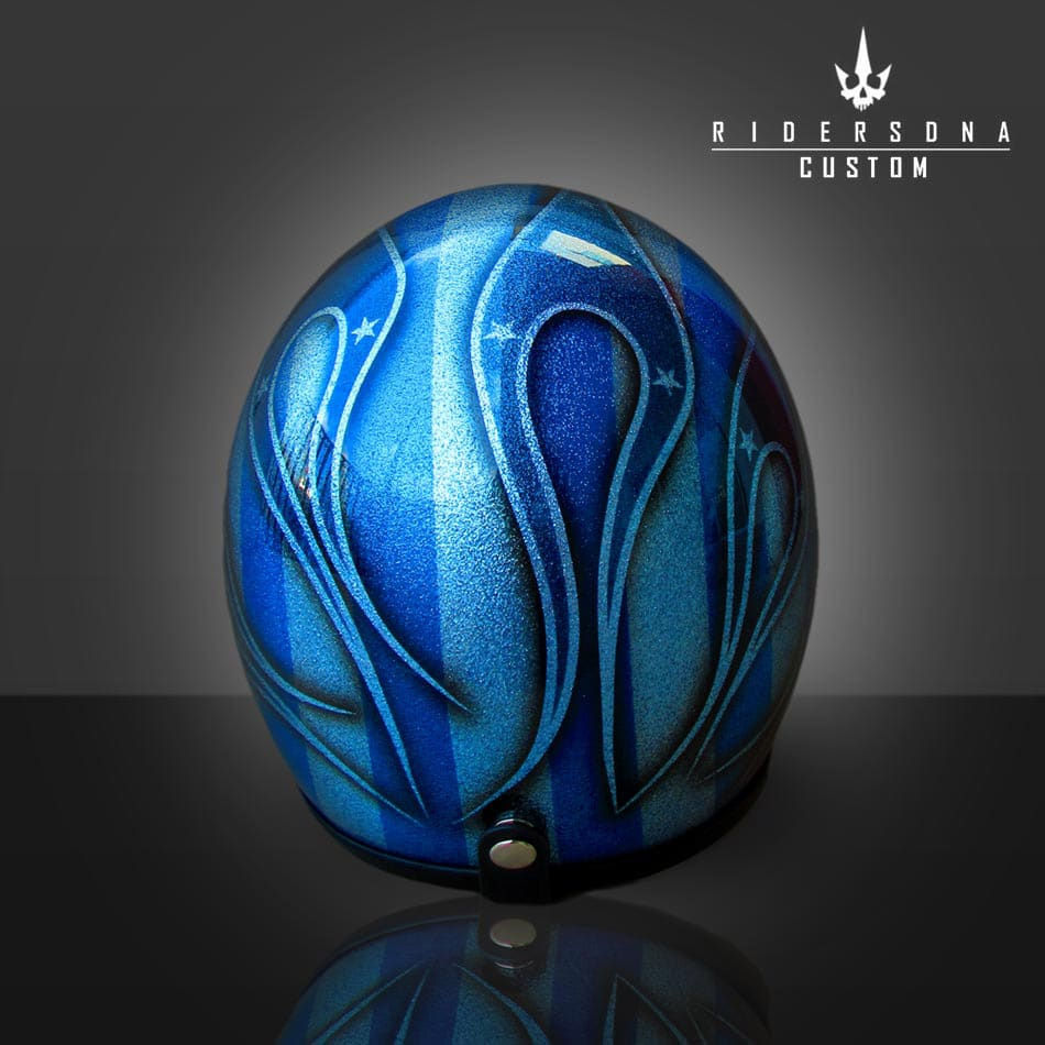 サムネイル： 50 SHADES OF BLUE HOTROD STYLE NEW SCHOOL FLAKE PAINT