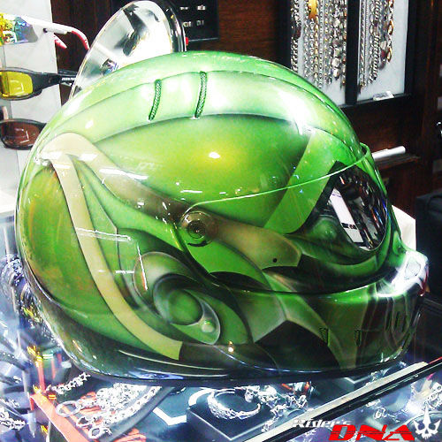 サムネイル： THE CARNAGE 1 FULL FACE CRASH AIRBRUSH HELMET