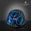 Thumbnail: 3D TRIBAL STORM (BLUE AND SILVER) HELMET
