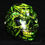 Thumbnail: ELECTRIC GREEN FULL FACE CRASH AIRBRUSH HELMET