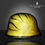 Thumbnail: GHOST FLAMES ON GOLD FLAME HALF CAP METALFLAKE PAINT GERMAN HELMET
