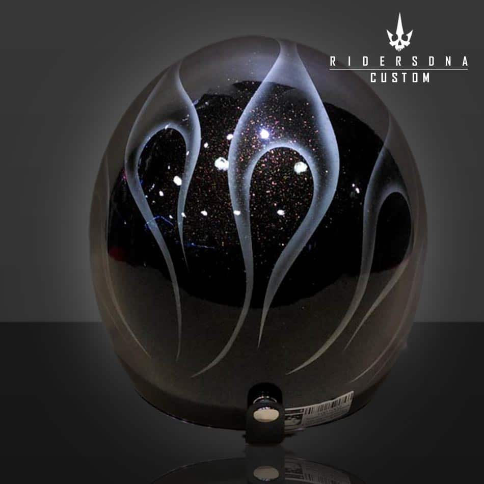 Thumbnail: GHOST FLAMES BLACK HELMET