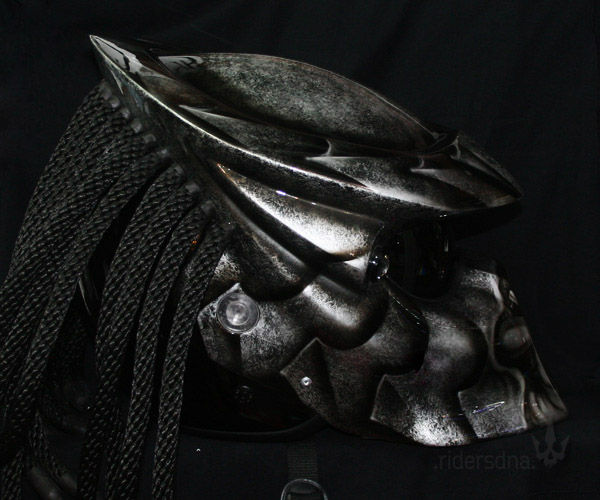 サムネイル： STEEL FREE-HAND PAINT AIRBRUSH PREDATOR HELMET