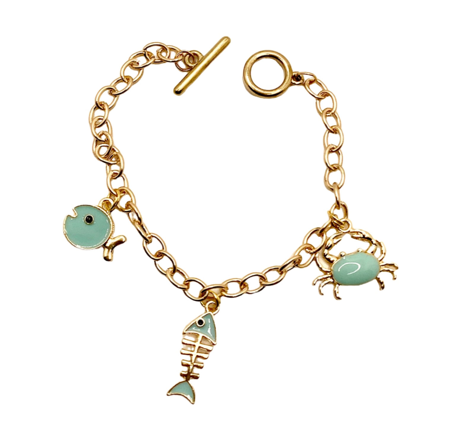 Charm Bracelet - Blue Sea