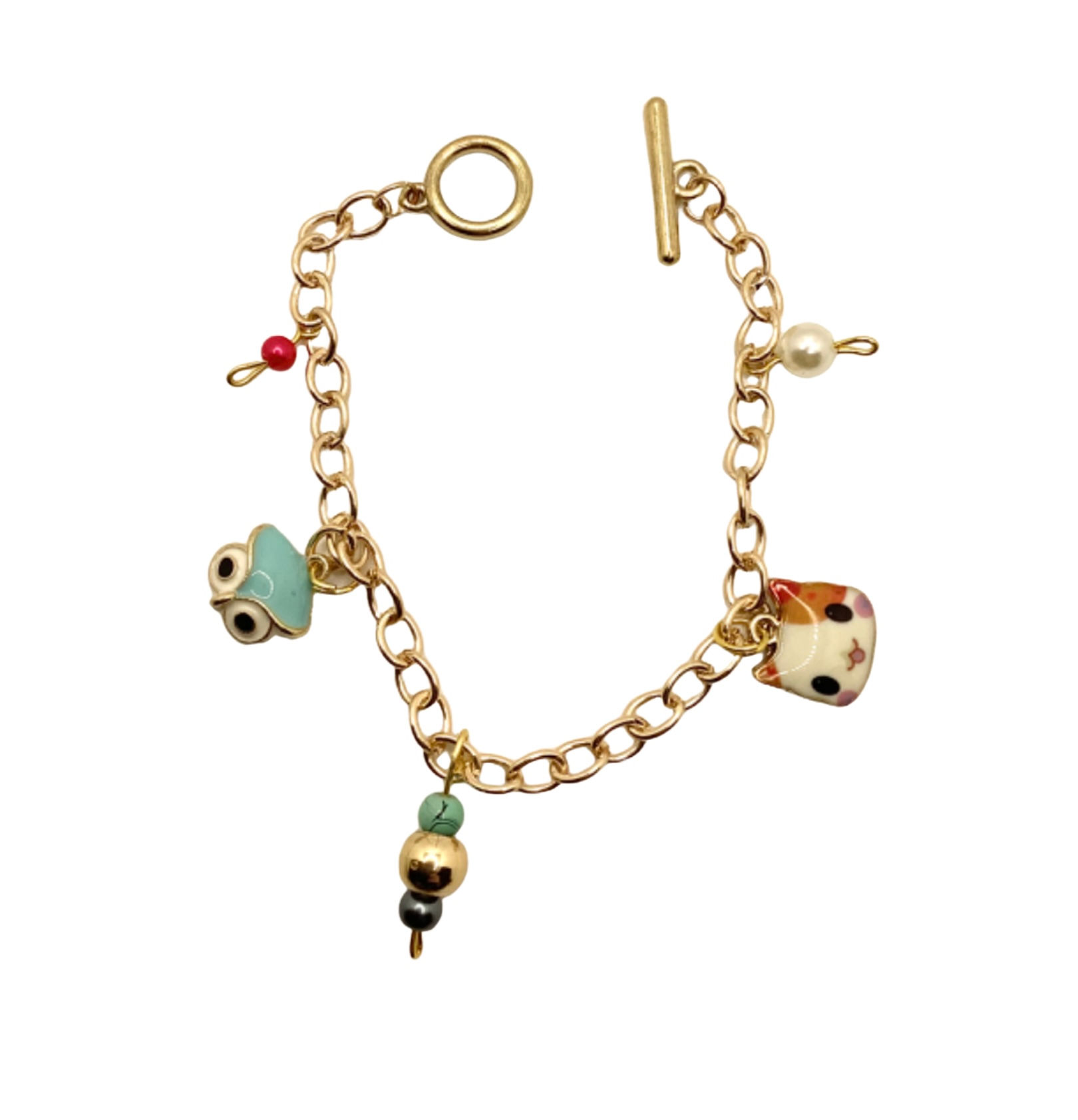 Charm Bracelet - The Owl & The Pussycat