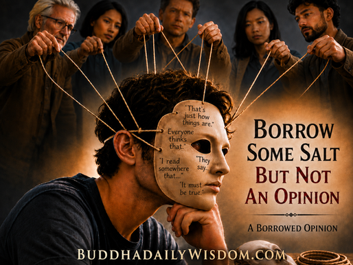 Borrow Some Salt, Not an Opinion: A Buddhist Lesson on Gossip